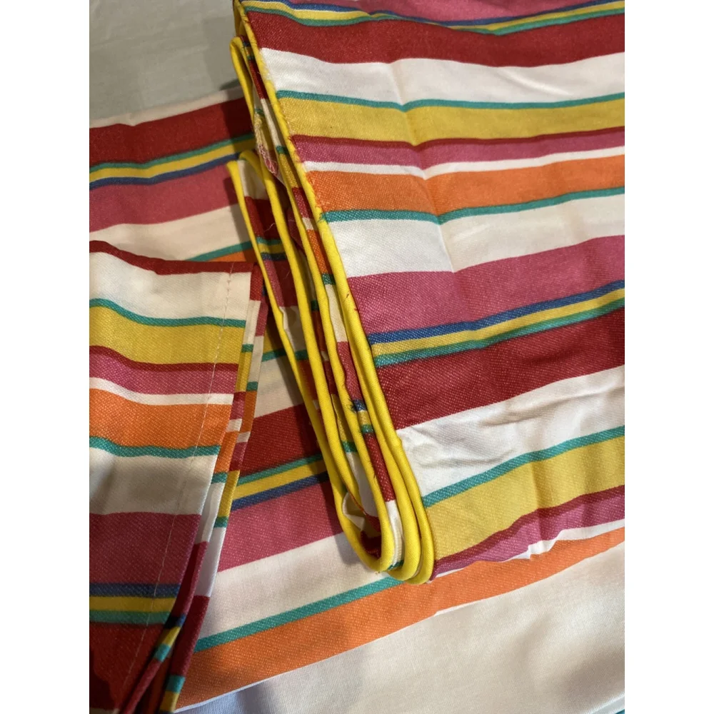 Ralph Lauren Beachside Preppy Stripe Cotton Twin Duvet Cover Vintage New